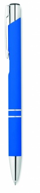 Logo trade business gifts image of: Ball pen in rubberised finish