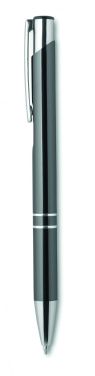 Logo trade promotional giveaways picture of: Push button aluminium pen BERN