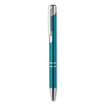 Logo trade promotional products picture of: Push button aluminium pen BERN
