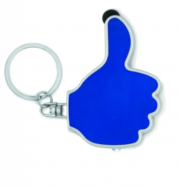 Logo trade promotional gifts image of: Thumbs up led light w/key ring Valmiera