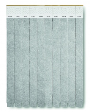 Logo trade business gift photo of: One sheet of 10 wristbands