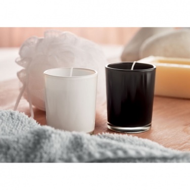 Logo trade business gift photo of: Scented candle in glass