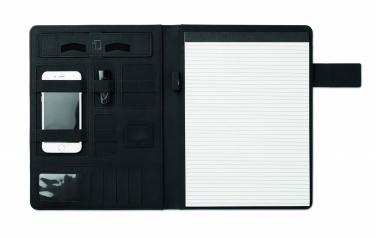 Logotrade advertising product picture of: A4 folder with power bank