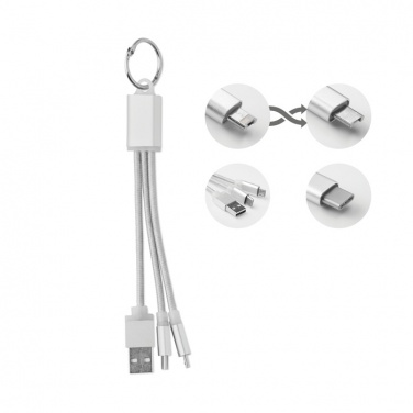Logotrade promotional giveaway image of: key ring with USB type C cable Salaspils