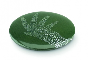 Logo trade corporate gifts picture of: Mirror button metal