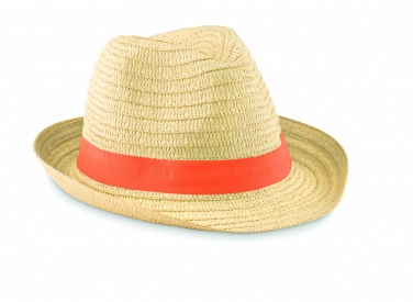 Logo trade promotional merchandise picture of: Paper straw hat
