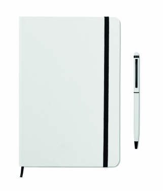 Logotrade promotional products photo of: A5 notebook w/stylus 72 lined