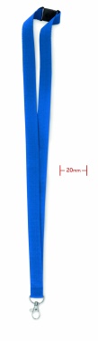 Logotrade promotional giveaways photo of: Lanyard with metal hook 20 mm
