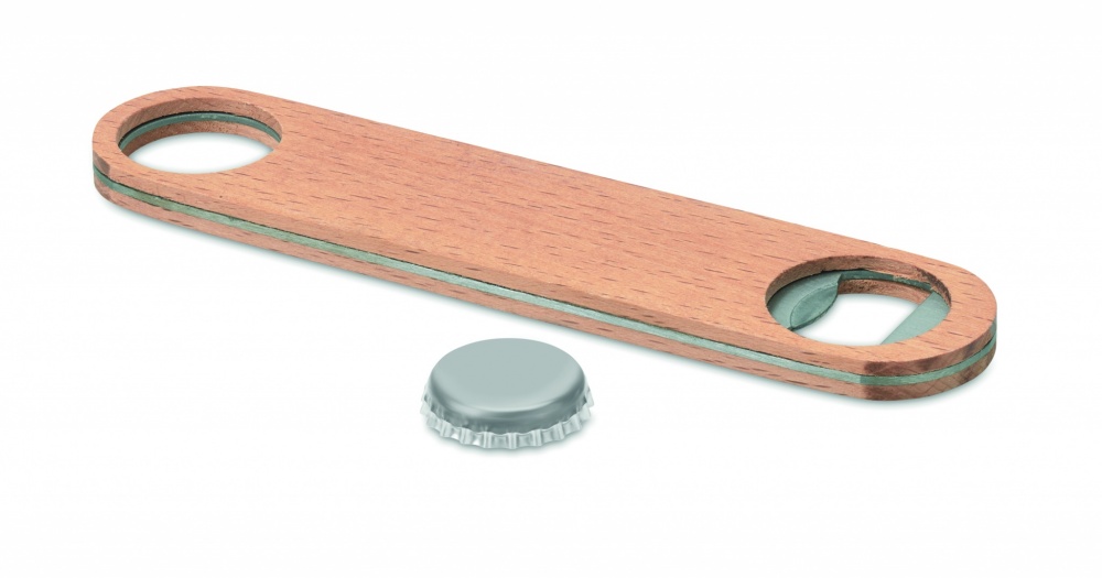 Logotrade business gifts photo of: Wooden bottle opener