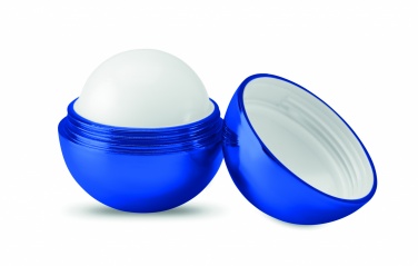 Logo trade promotional gift photo of: Round lip balm UV finish