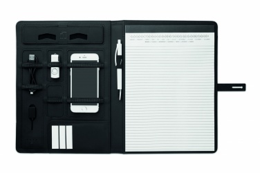 Logotrade advertising product image of: A4 folder w/wireless charger5W