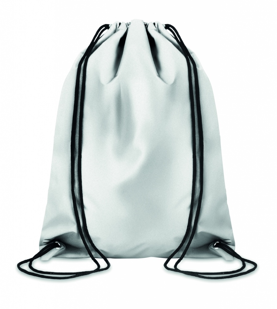 Logo trade promotional gifts image of: High reflective drawstring bag