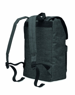 Logo trade promotional giveaways image of: Backpack in 600D polyester