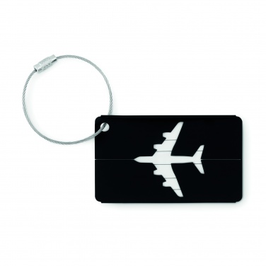 Logo trade corporate gifts picture of: Aluminium luggage tag