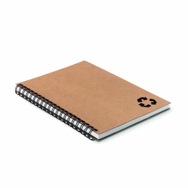 Logo trade promotional giveaways image of: Mineral paper notebook 70 line