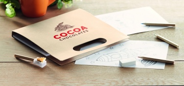 Logo trade advertising products image of: Colouring set with 6 pencils