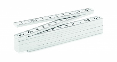 Logo trade promotional giveaways picture of: Folding ruler 1m