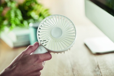 Logo trade promotional gift photo of: USB desk fan with stand 