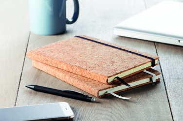 Logotrade promotional merchandise image of: A5 cork notebook 96 lined