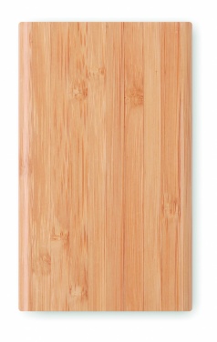 Logotrade advertising product picture of: Power bank 4000 mAh Bamboo ARENA POWER