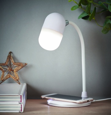 Logotrade promotional giveaways photo of: Wireless charging lamp speaker