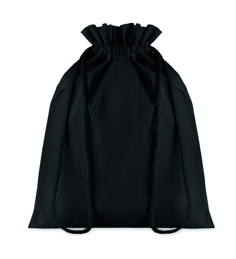 Logo trade advertising products image of: Medium Cotton draw cord bag