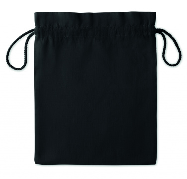 Logo trade promotional gifts image of: Medium Cotton draw cord bag
