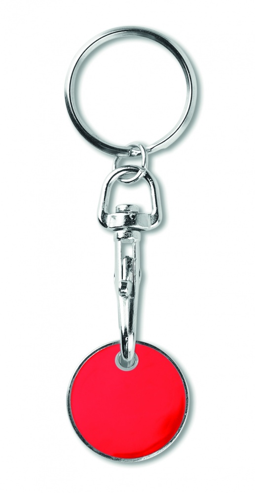 Logo trade promotional gifts picture of: Key ring token (€uro token)