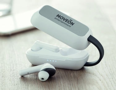 Logo trade promotional products picture of: TWS wireless charging earbuds