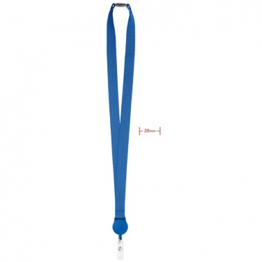 Logotrade promotional product picture of: Lanyard retractable clip
