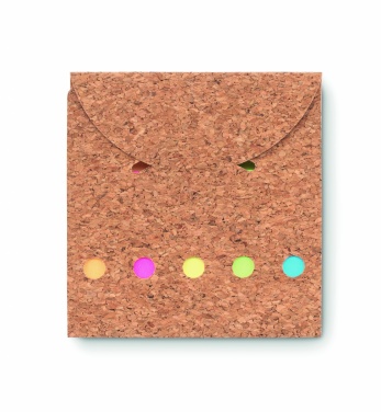 Logotrade promotional merchandise image of: Cork sticky note memo pad