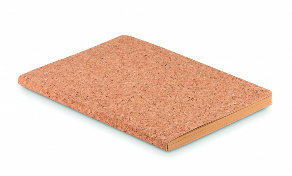 Logotrade promotional products photo of: A5 cork notebook 96 lined