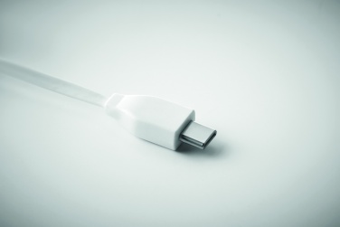 Logotrade promotional gift picture of: Bamboo 3-in-1 cable