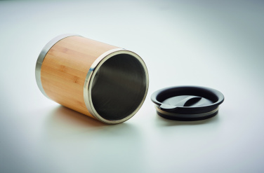 Logo trade promotional merchandise image of: Tumbler in bamboo cover 250ml
