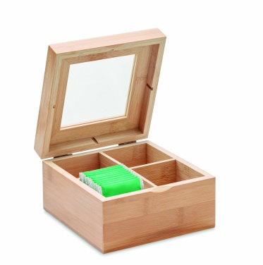 Logotrade promotional gift picture of: Bamboo tea box