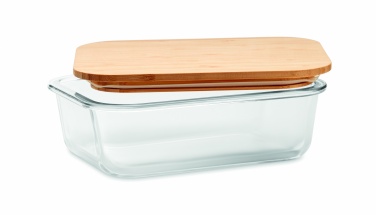 Logotrade promotional giveaways photo of: Glass lunchbox with bamboo lid