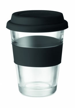 Logo trade promotional gifts image of: Glass tumbler 350 ml