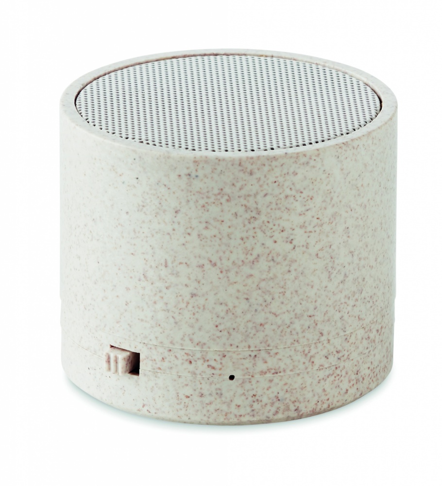 Logotrade promotional merchandise photo of: 3W speaker in wheat straw/ABS