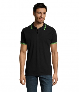 Logotrade business gift image of: PASADENA men polo 200g