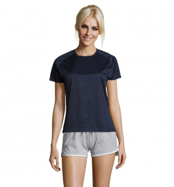 Logo trade promotional merchandise picture of: SPORTY WOMEN T-SHIRT POLYES