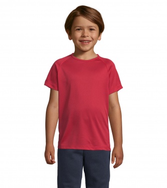 Logo trade promotional merchandise image of: SPORTY KIDS T-SHIRT SPORT