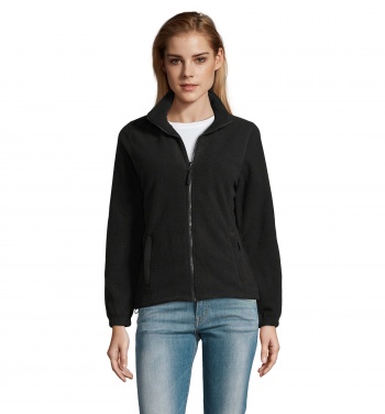 Logo trade business gifts image of: NORTH WOMEN ZIPPED FLEECE