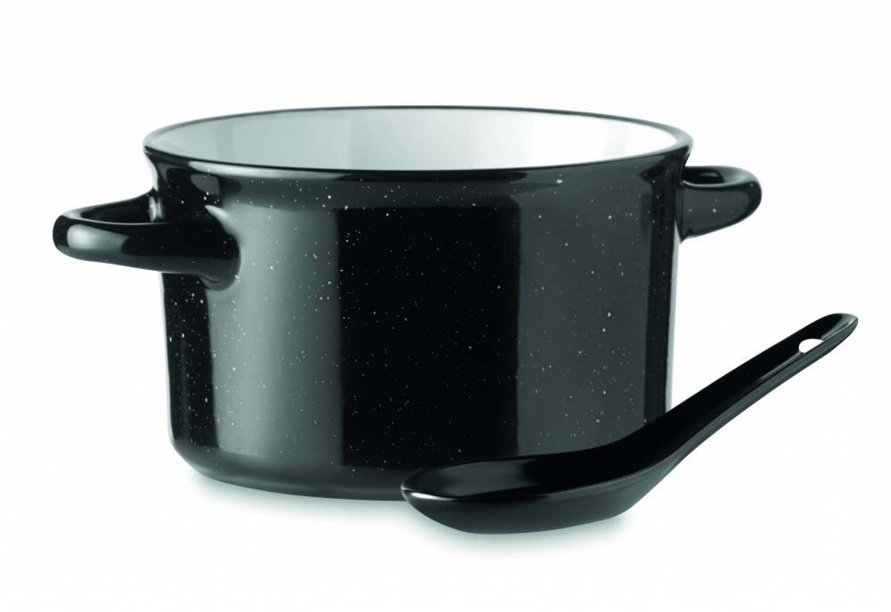 Logotrade promotional merchandise photo of: Ceramic vintage bowl 550 ml