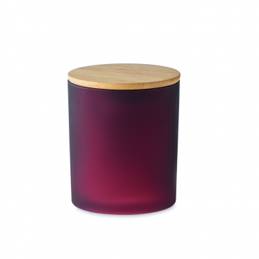 Logo trade business gift photo of: Plant based wax candle 120 gr