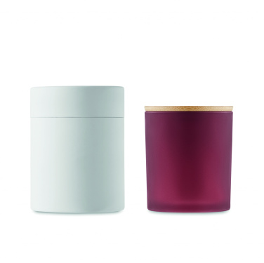 Logo trade business gift photo of: Plant based wax candle 200 gr