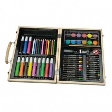 Logotrade promotional giveaway image of: Big wooden painting set MAXI