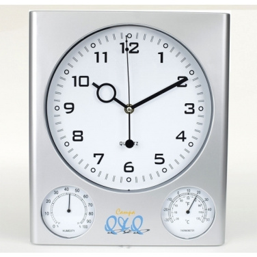 Logotrade promotional item picture of: Plastic wall clock DEN HAAG