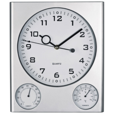 Logo trade promotional items picture of: Plastic wall clock DEN HAAG