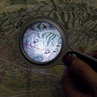 Logo trade promotional gifts picture of: Magnifying glass with LED GLOUCESTER