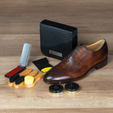 Logo trade advertising product photo of: Shoe polish set CANNES